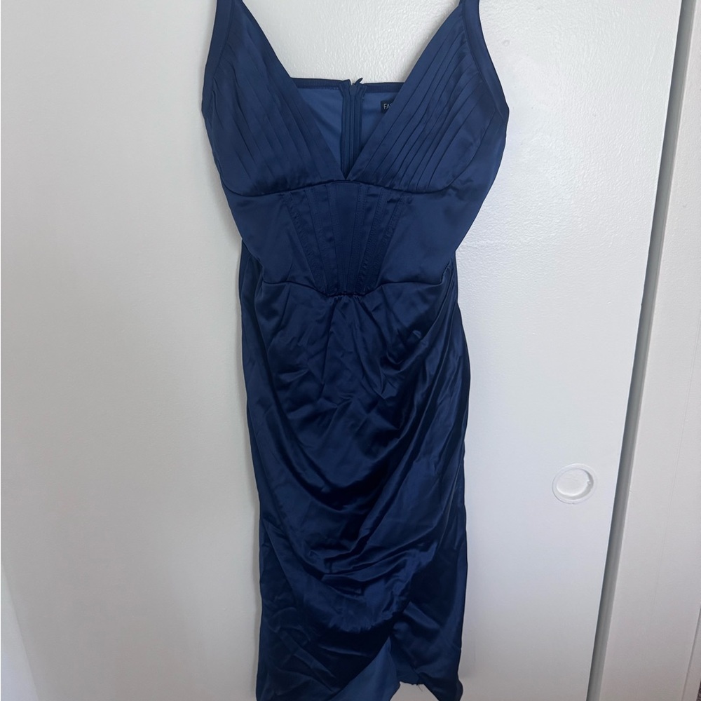 Elegant Navy Blue Dress